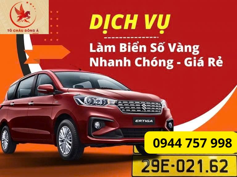 DỊCH VỤ ĐỔI BIỂN SỐ TRẮNG SANG BIỂN MÀU VÀNG UY TÍN TẠI HÀ NỘI